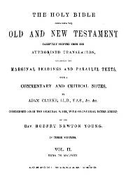 The Holy Bible Containing The Old and New Testament (II)