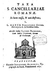 Taxa S. Cancellariae Romanae (1651)