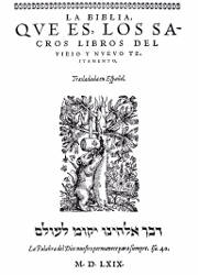 La Biblia que es los Sacros Libros del Viejo y Nuevo Testamento (1569) -La Biblia del Oso-