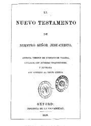 El Nuevo Testamento de Nuestro Señor Jesucristo (1862)