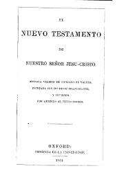 El Nuevo Testamento de Nuestro Señor Jesucristo (1863)