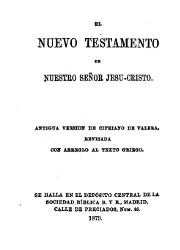 El Nuevo Testamento de Nuestro Señor Jesu Cristo (1879)