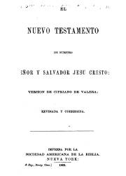 El Nuevo Testamento de nuestro Señor y Salvador Jesucristo (1903)