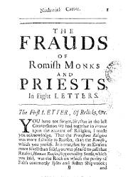 The Frauds of Romish Monks and Priests