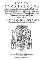 Index et Catalogus Librorum Prohibitorum (1,583)