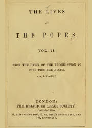 The Lives of Popes (2), The Religious Tract Society