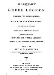 Greek Lexicon Translated Into English (1831)