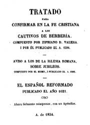 Tratado Para Confirmar en la Fe Cristiana a los Cautivos de Berberia
