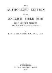 The Authorized Edition of the Bible 1611 (1910)